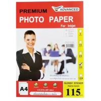 ราคา กระดาษสติ๊กเกอร์ ADVANCED สติ๊กเกอร์โฟโต้ ชนิดเนื้อมันวาว 1 ด้าน A4 (กันน้ำ) 115 แกรม /50 แผ่น (28045197480)
