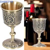 ราคา DABEIYA ยุโรป Chalice, นูนโลหะ Bronze เครื่องดื่มถ้วย, Goblets & Chalices ทองเหลืองแกะสลัก Shot Glass Party Supplies สําหรับงานแต่งงาน (43032803639)