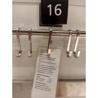ราคา IKEAshopping IKEA kungsfors ตะขอ แขวน, สแตนเลส แบบ 3 ชิ้น และ 5 ชิ้น (41404166106)