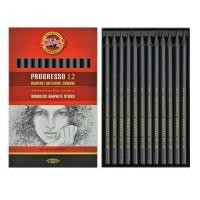 ราคา KOH-I-NOOR PROGRESSO 8911 ดินสอถ่านแข็งไม่มีซองไม้ - 2B...8B และ HB - นําเข้าโดยบริษัท Golden Pen (26294975519)