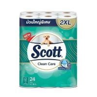 ราคา [สินค้าส่งด่วน] สก๊อตต์คลีนแคร์ยาวพิเศษ 24ม้วน SCOTT CLEAN CARE XXL ROLL SIZE 24 ROLLS (46462092568)