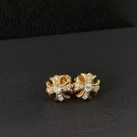 ราคา CHROME HEARTS Cross ต่างหู Retro Simple เพชรต่างหูต่างหูผู้ชายและผู้หญิง (54864722470)