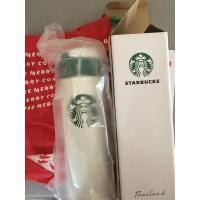 ราคา ของแท้ 100% !! กระติกน้ำThermal tumbler Starbuck สีขาว เก็บความร้อนความเย็น (4369099004)