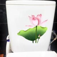 ราคา YOJA Pure Filtth Lotus Pattern Fresh Lotus สติ๊กเกอร์ติดฝาชักโครก Creative Wall Decorative Bathroom Toilet Sticker Sticker (58161969938)