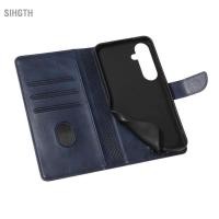 ราคา Sihgth Book Flip Phone Case Fit สำหรับ Samsung S25 ฝาครอบกระเป๋าสตางค์หนังเทียมมีสไตล์รองรับการชาร์จไร้สาย สีน้ำเงิน (48015697035)