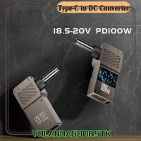 ราคา IYOLANDAGOODS1 USB-C to DC Converter, PD 100W Digital Display Type-C to DC Adapter,อัจฉริยะ Fast Charging Universal Laptop Power Connector สําหรับ // Dell (57514263705)