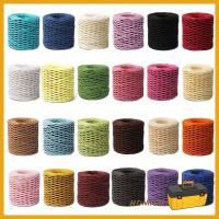 ราคา HOMIE0 ผ้าฝ้าย Raffia เส้นด้าย Beach-Bag เส้นด้าย Raffia เส้นด้ายฟาง DIY วัสดุถัก 150 M (49264121281)