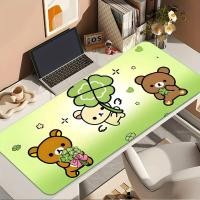 ราคา น่ารัก Rilakkuma Bear แผ่นรองโต๊ะขนาดใหญ่, แผ่นรองเมาส์สําหรับเล่นเกมแบบขยาย, ฐานยางกันลื่น, ตกแต่งที่ทํางาน (44183070925)