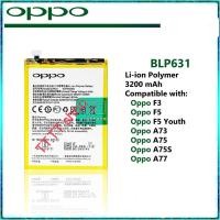 ราคา แบตเตอรี่ Oppo A77 / F3 / F7 / F5 Youth / A73 / A75 / A75S BLP631 3200mAh ประกัน 3 เดือน (41963251758)