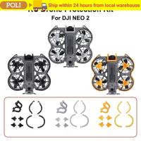 ราคา POLI ใบพัดยาม, ตัวป้องกันใบพัดป้องกันการชนกันพลาสติก, แหวนป้องกัน Anti-drop Drone Stand Mount สําหรับ DJI NEO 2 RC อุปกรณ์เสริม (47260553490)