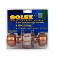 ราคา ลูกบิดประตู หัวลูกจัน SOLEX 9570AC ทองแดงรมดำ (4184287684)