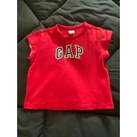 ราคา ส่งต่อ !!! เสื้อครอป สีแดง ผ้ายืด GAP (18584113303)