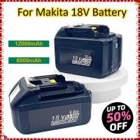 ราคา 18V 12000mAh สําหรับ Makita สําหรับ LED ลิเธียมไอออนเปลี่ยน LXT BL1860B BL1860 ชาร์จเครื่องมือแบตเตอรี่ (51812150926)