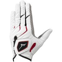 ราคา MIZUNO Golf Glove Double Grip, Men's, Left Hand, White/Red, 21 cm — 5MJML401 (52710172987)