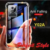 ราคา เคสกันกระแทก Vivo Y02A Y02T Y02 พร้อมขอบยืดหยุ่นโปร่งใสและมุมป้องกัน 4 มุม (57011655124)