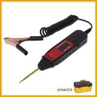 ราคา HOMIE0 1 65m Spring Line Car Digital LCD Electric Voltage Test Pen Probe Detector Tester พร้อมไฟ LED สําหรับการทดสอบอัตโนมัติ (56365801561)
