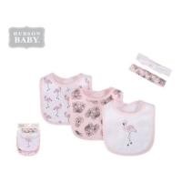 ราคา HUDSON BABY BIB & HEADBAND ชุด 5 ชิ้น 56267 (51515049769)