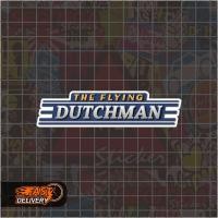 ราคา สติ๊กเกอร์ The Flying Dutchman ขนาด 10 x 2.5 Cm - กันน้ํา มันเงา (57964941585)