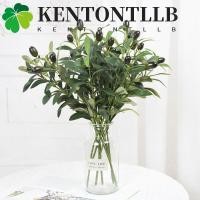 ราคา KENTONTLLB สาขามะกอกประดิษฐ์, ใบมะกอกประดิษฐ์หรูหราที่ทําด้วยมือ, การจัดดอกไม้พลาสติกสีเขียวด้วยผลไม้มะกอกต้นไม้ปลอมเดสก์ท็อปตกแต่ง (48913662762)