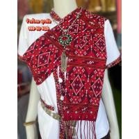 ราคา สไบพิมพ์ลาย สไบแพรวา (22909502746)