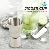 ราคา WV1 One Two Cups Bartender Jigger ถ้วยตวง Double Shot 15ml และ 30ml - LE2 (57965122341)