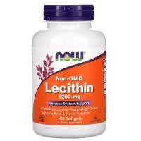 ราคา Now Foods, Lecithin, 1200 mg, 100 Softgels (8887805539)