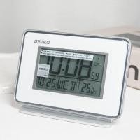 ราคา SEIKO นาฬิกาปลุก ตั้งโต๊ะ รุ่น QHL068W ของแท้ 100% ประกัน 1 ปี (24726175010)