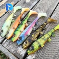 ราคา DOOUR เหยื่อตกปลาอ่อน, ซิลิโคน 5 สีเหยื่อตกปลาจิ๊ก, Vivid 14 ซม. 18 ซม. นุ่มลอยเหยื่อ Minnow ตกปลา (54665018687)