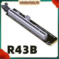 ราคา Riser อะแดปเตอร์การ์ด PCIe 4.0 X4 M.2 Key-M ถึง PCI-E X4 X16 SATA Power Adapter สําหรับ NVMe M.2 2260 2280 SSD (49765763306)