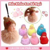 ราคา ตุ๊กตานอนหลับเด็กพวงกุญแจของขวัญน่ารัก,พวงกุญแจเด็กที่มีขน (56511650040)