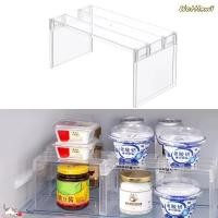 ราคา WATTLEMI ตู้เย็น Organizer,ประหยัดพื้นที่โปร่งใสชั้นเก็บตู้เย็น,อุปกรณ์ครัวหนาขาตั้งเดสก์ท็อปห้องครัว (49665095971)