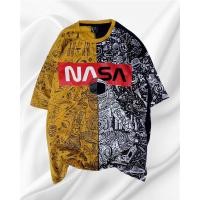 ราคา เสื้อโอเวอร์ไซส์ Street oversize เสื้อยืด สกรีนลายเท่ๆ (NASA) (21677638031)