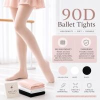 ราคา ถุงน่องบัลเล่ต์90ง สําหรับเด็กผู้หญิงและผู้หญิงเกรดสอบเต้นรําถุงน่องเท้า/เปิดประทุนปลาแซลมอนสีชมพูสีขาวสีดํา (52865096990)
