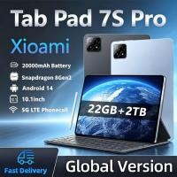 ราคา 2026 Global Version Pad 7S Pro แท็บเล็ต Android 14 11 นิ้ว 22GB+2TB Snapdragon 8Gen2 20000 mAh 5G Dual SIM Wifi Tablette PC Mini PC (54513745554)