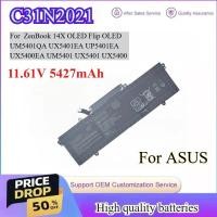 ราคา C31N2021 11.61V 5427mAh แบตเตอรี่แล็ปท็อปสําหรับ ASUS ZenBook14X OLED Flip OLED UM5401QA UX5401EA UP5401EA UX5400EA UM5401 63Wh (44812510055)