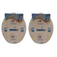 ราคา ﻿ฝารองนั่งฟองน้ำ ผู้ใหญ่ ลายโดเรมอน Soft Seat 18 นิ้ว (สีขาว) x 2 อัน (6007685318)
