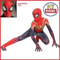 ราคา [ Fitrhino ] Kids Spiderman Costume Integrated Full Kids Cosplay Marvel Spiderman Children kanak (42628127866)