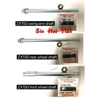 ราคา ZX150 kr KR150 เพลาสวิงอาร์ม เพลาล้อหน้า เพลาล้อหลัง คุณภาพดีที่สุด (52465067604)