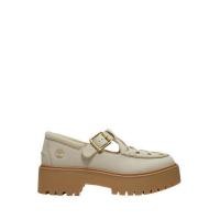 ราคา Timberland รุ่น Stone Street รองเท้าแฟชั่นแบบหัวเข็มขัดแพลตฟอร์ม ผู้หญิง สี Beige (46262721894)