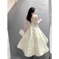 ราคา DG4 SQUARE NECK BUTTERFLY BROADSTER DRESS สําหรับ GOING OUT, PARTY, LUXURY WHITE DRESS สําหรับ WEDDINGS และวันเกิด (54161971632)