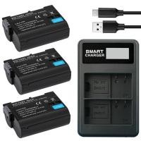 ราคา 2750mah EN-EL15 EN EL15 ENEL15 แบตเตอรี่ EL15 สําหรับ Nikon DSLR D600 D610 D800 D800E D810 D850 D7000 D7100 D7200 L50 (57662871492)