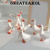 ราคา GREATESKOL มินิเรซิ่นเป็ดเครื่องประดับสวนขนาดเล็ก,เรซิ่น 2.17x3.94inสีขาวเรซิ่นเป็ดเดสก์ท็อปตุ๊กตา,เป็ดสีขาวรูปปั้นเป็ดขนาดเล็กการถ่ายภาพProps (41832714911)