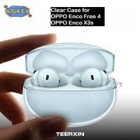 ราคา for OPPO Enco X3s Case Protective Transparent Clear TPU Covers OPPO Enco Free 4 Bluetooth Earphone Shell Headphone Portable with lanyard (51159406258)