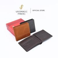 ราคา Udomagg&Findig อุดมเอก ฟินดิจ กระเป๋าสตางผู้ชายค์หนังแท้ชามัวร์ รหัสQA469 (40609267329)