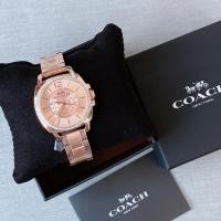 ราคา นาฬิกา COACH 14503142 BOYFRIEND Logo Stainless Steel Rose Gold Women's Watch ของแท้ (998404371)