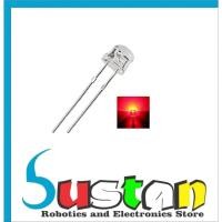ราคา MERAH LED 5MM STRAWHAT RED CLEAR STRAW HAT RED SUPER BRIGHTNESS ไฟ LED (57215415992)