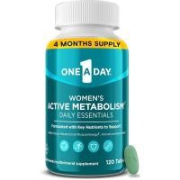 ราคา One A Day Womens Active Metabolsm Daily Essential, Multivitamin for Women, Metabolsm Support, วิตามินสําหรับผู้หญิงที่มีทั้งหมด 8 B-Vitamins, วิตามินดี, Magnesium & More,120 Count (42982811800)