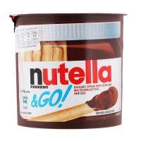 ราคา นูเทลล่าแอนด์โกบิสกิตแท่งและครีมช็อกโกแลตฮาเซลนัต 52กรัม Nutella ChocHazelnutBiscuit52g [หมายเลขบาร์โค้ด 8859100900572] (27395114079)