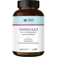 ราคา Vitamin World Triple Omega 3-6-9 (120 Softgels)
