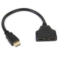 ราคา HDMI TO 2 HDMI SPLITTER ตัวต่อ 1ออก2 จอ ความละเอียด FULL HD 1080P ประกัน 1 ปี (23311372490)